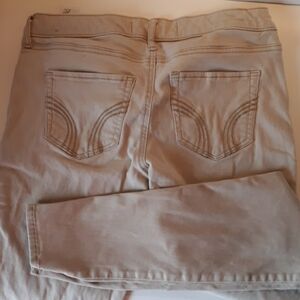 Hollister 9R 29 x 31 cream tan khaki skinny